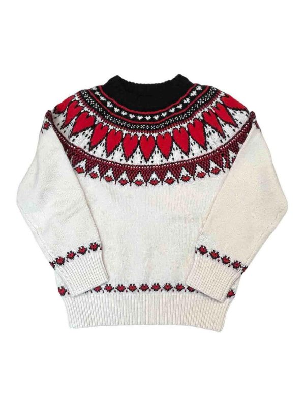 Mc2 Saint Barth Pull Col Rond - Blanc