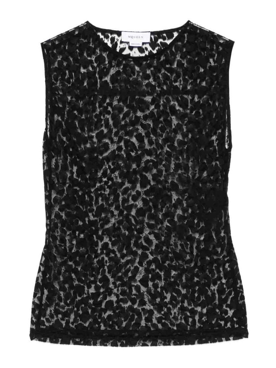 Alexander Mcqueen Top - Noir