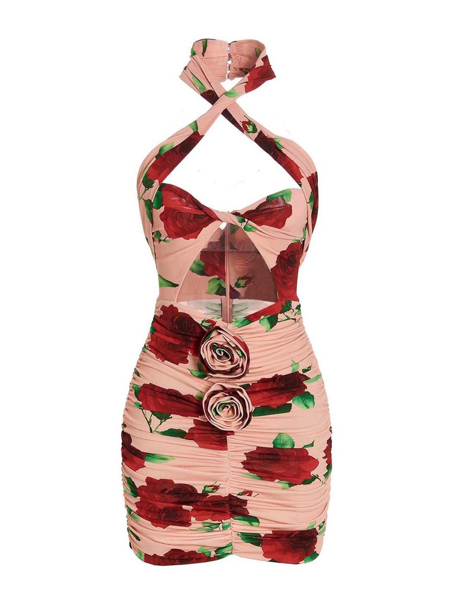 Magda Butrym Robe Courte - Rose