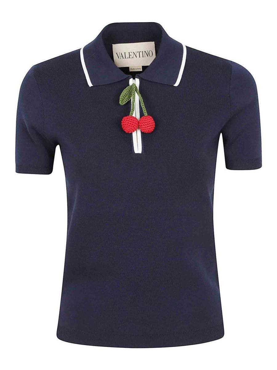 Valentino Garavani Pull Col Bateau - Crème