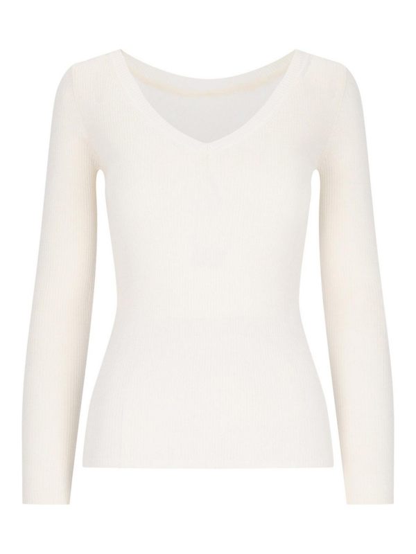 P. A.R. O.S. H. Pull Col Roulé - Blanc