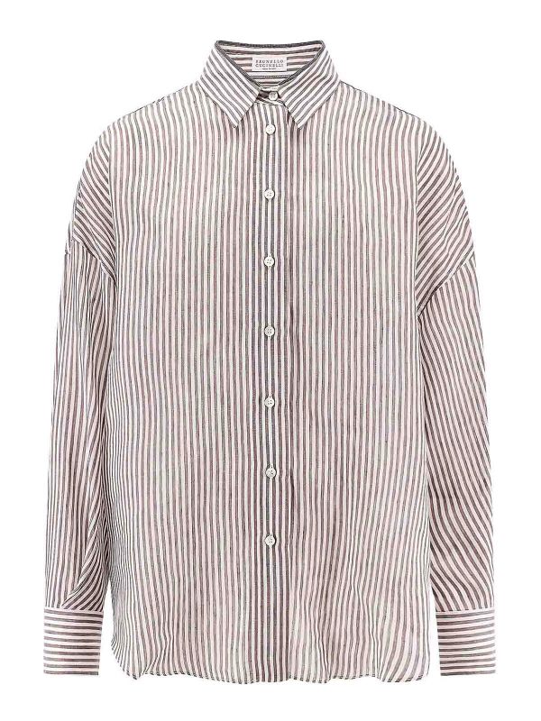 Brunello Cucinelli Chemise - Blanc