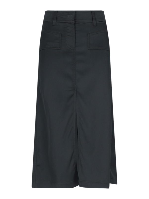 Diesel Jupe Midi - Noir