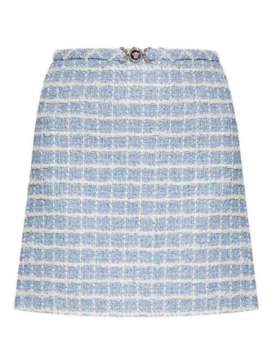 Versace Jupe Midi - Bleu