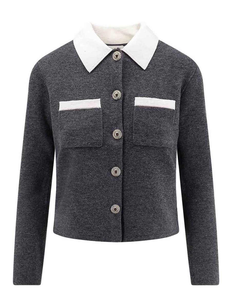 Self Portrait Cardigan - Gris