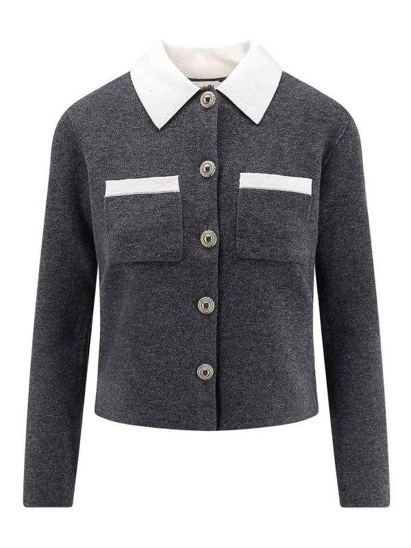 Self Portrait Cardigan - Gris