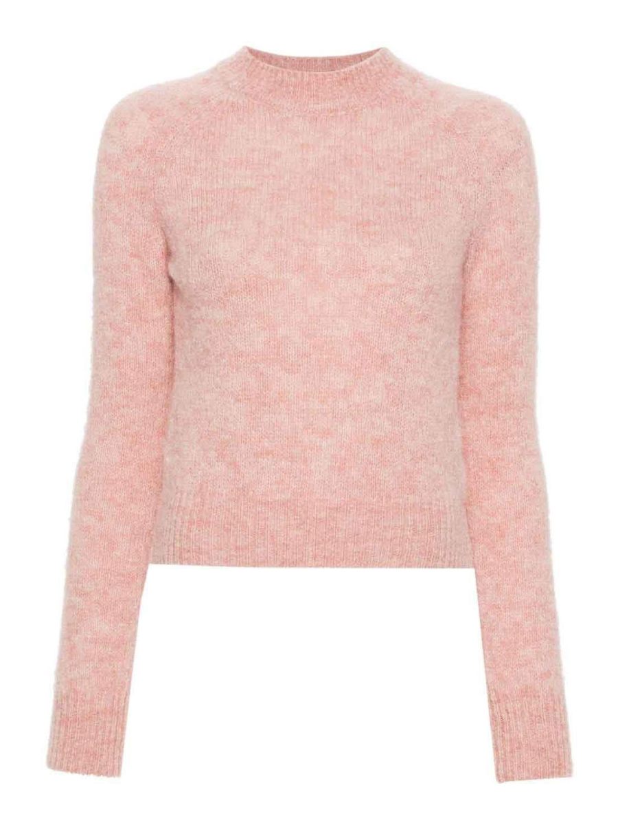 Dries Van Noten Pull Col Bateau - Rose