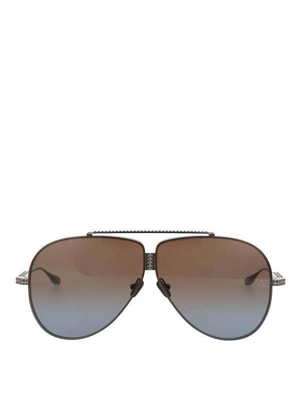 Valentino Garavani Lunettes De Soleil - Noir