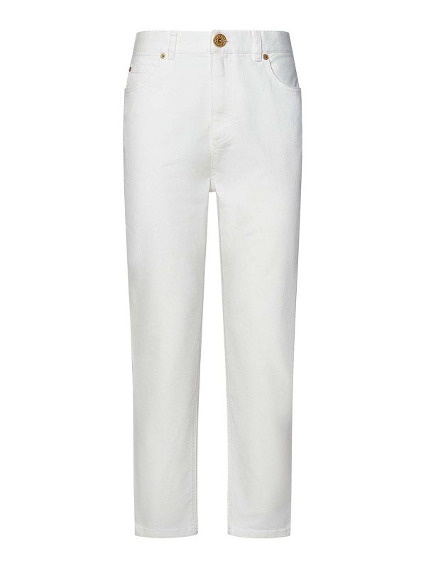Balmain Jean Bootcut - Blanc