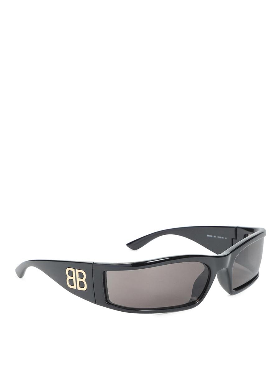 Balenciaga Lunettes De Soleil - Noir