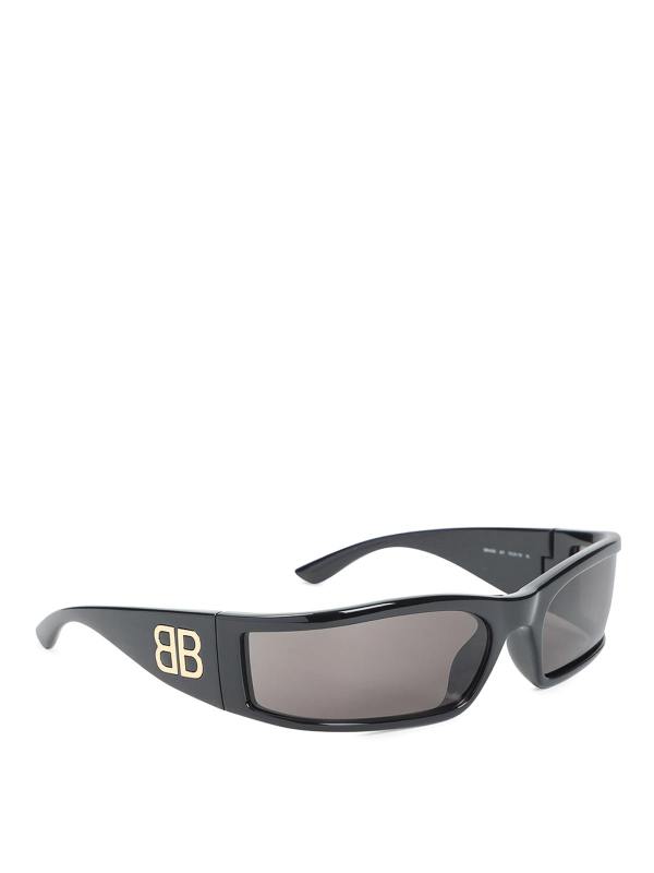 Balenciaga Lunettes De Soleil - Noir