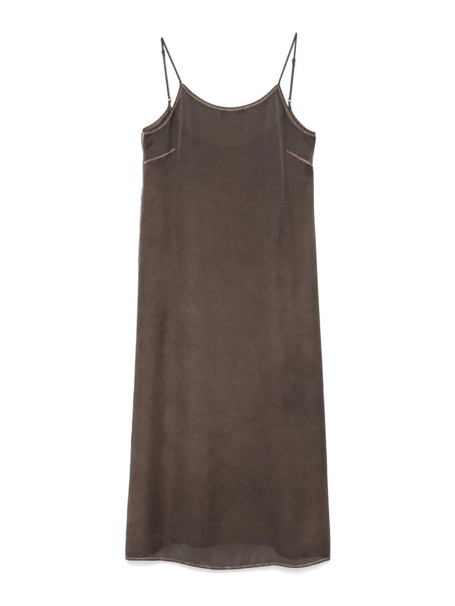 Uma Wang Robe Au Genou - Marron