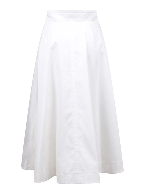 Patou Jupe Midi - Blanc