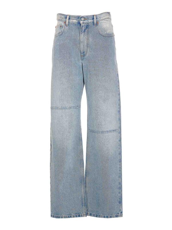 MM6 Maison Margiela Jean Bootcut - Bleu