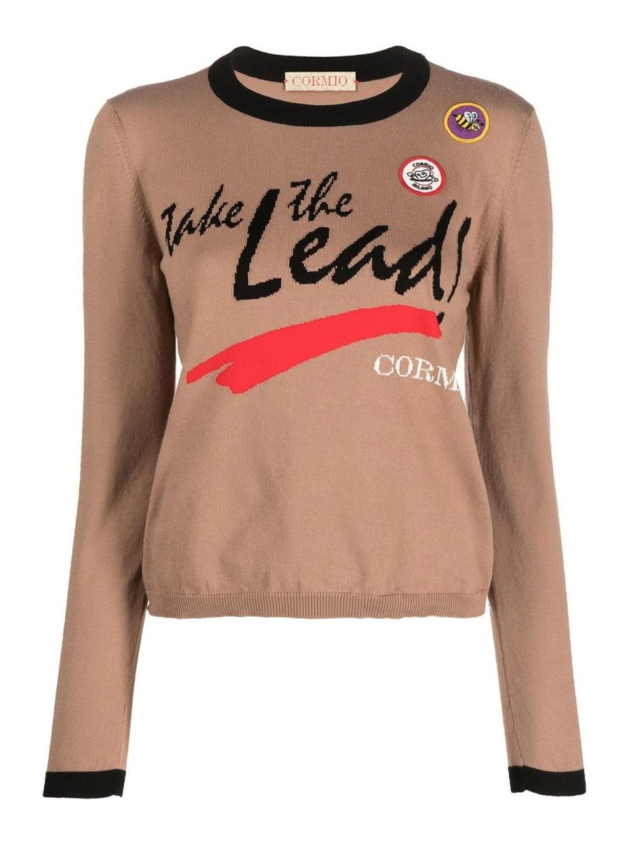 Cormio Pull Col Rond - Beige