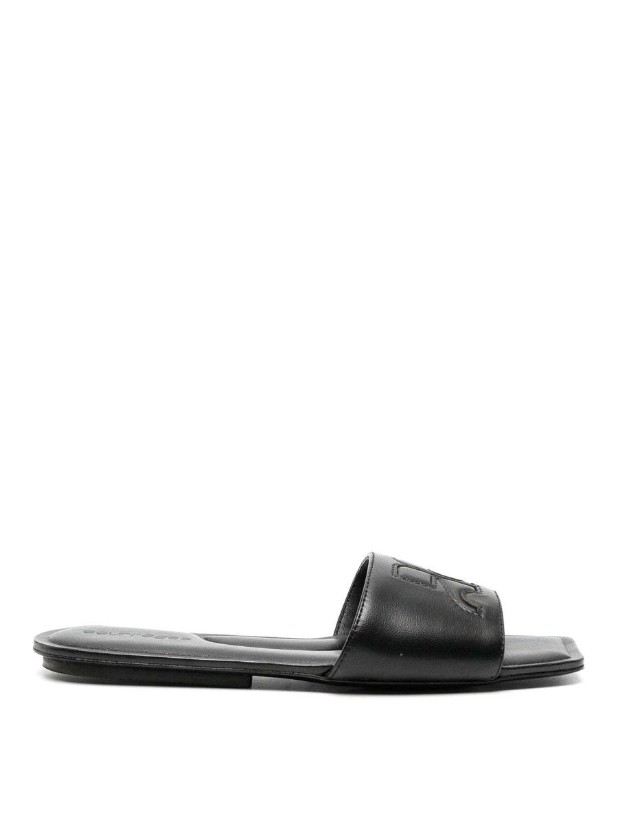 Courreges Tongs - Noir