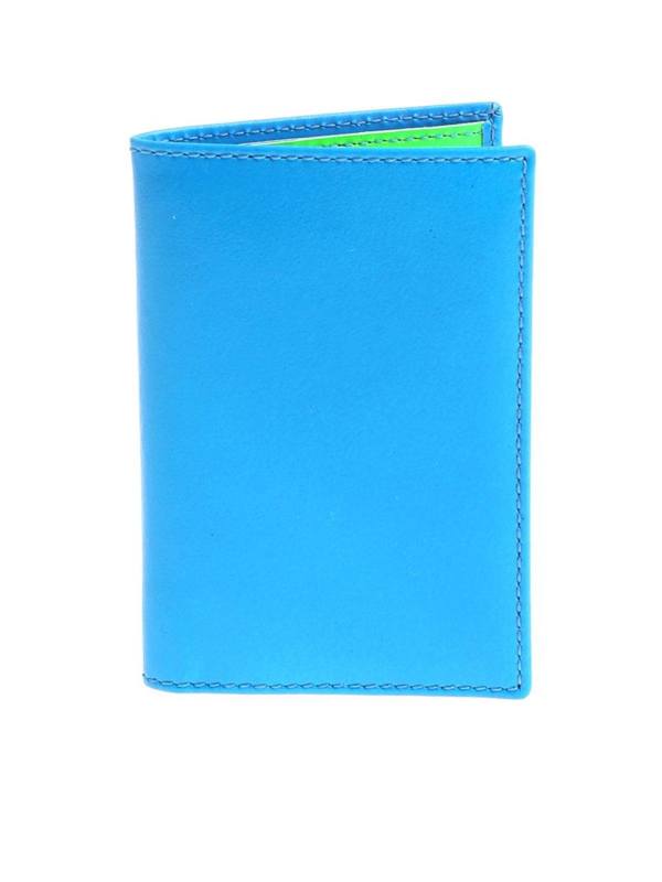 Comme Des Garçons Wallet Portefeuilles - Bleu Clair