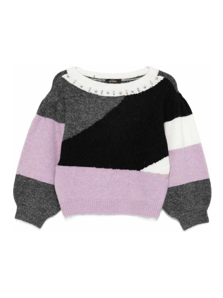 Twinset Pull Col Bateau - Violet