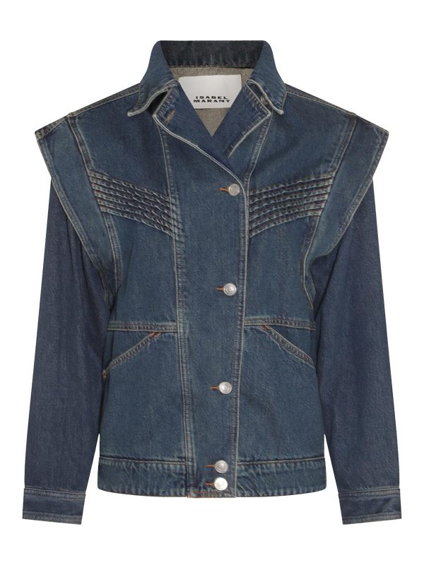 Isabel Marant Veste En Jean - Bleu