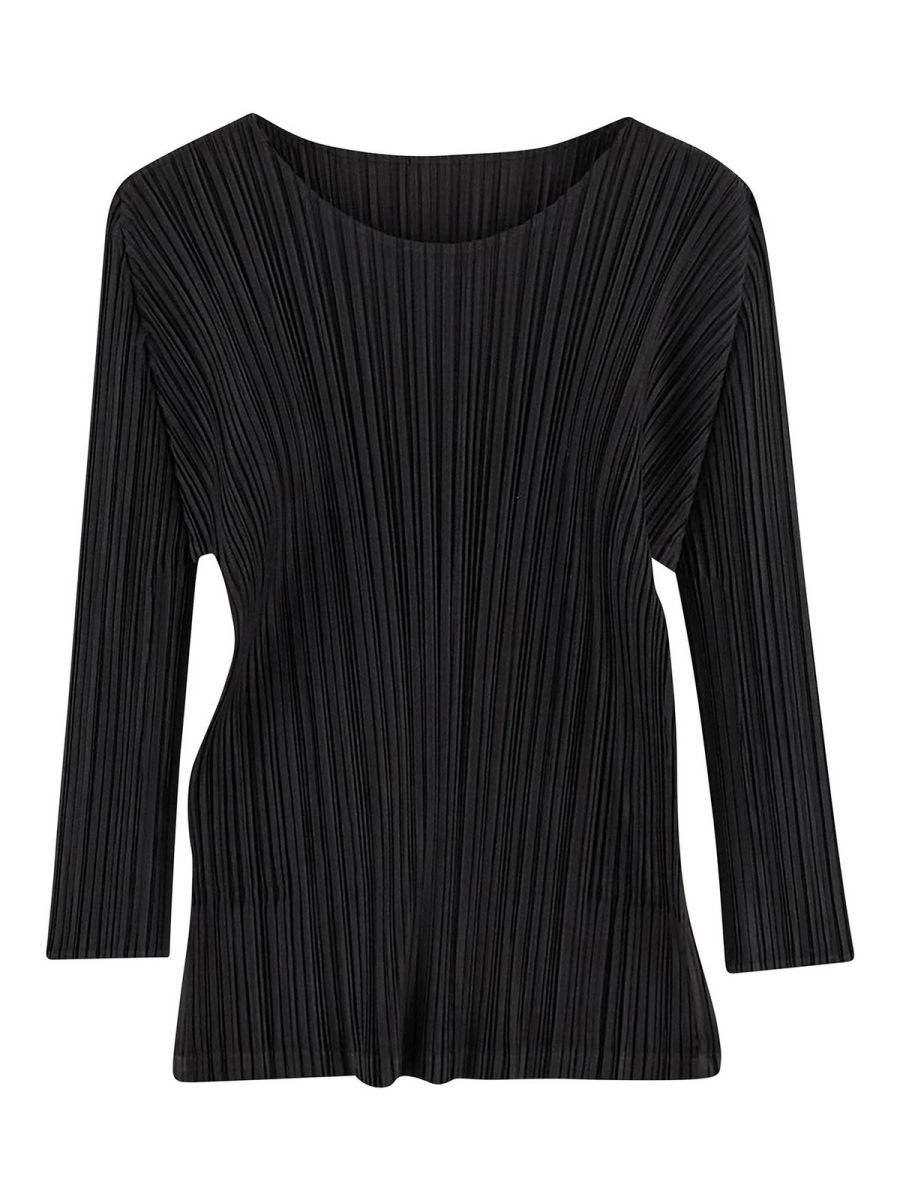 Pleats Please Issey Miyake T-Shirt - Noir