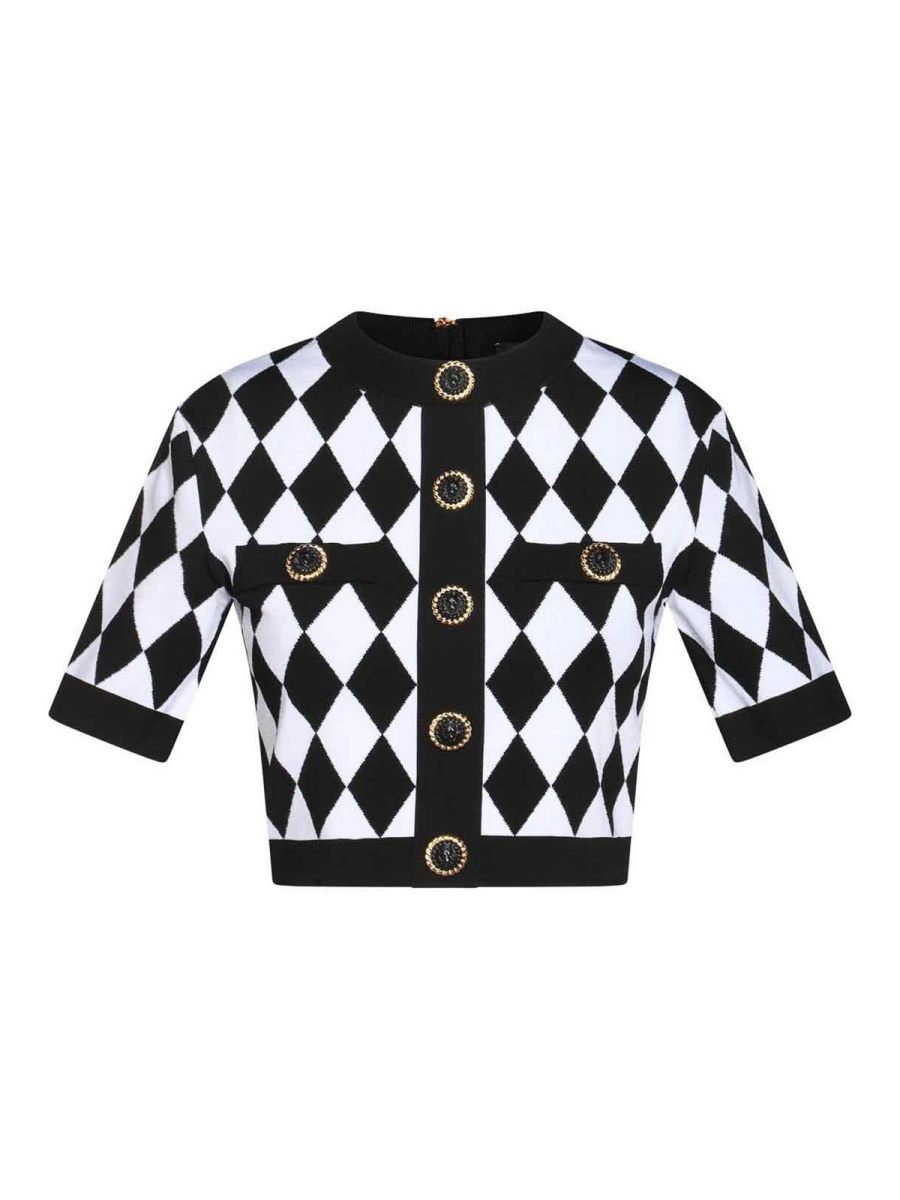 Balmain Top - Blanc