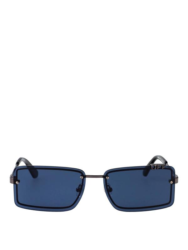 Off-White Lunettes De Soleil - Bleu