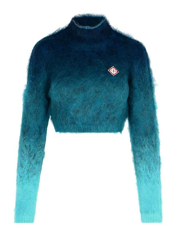 Casablanca Pull Col Rond - Bleu Foncé