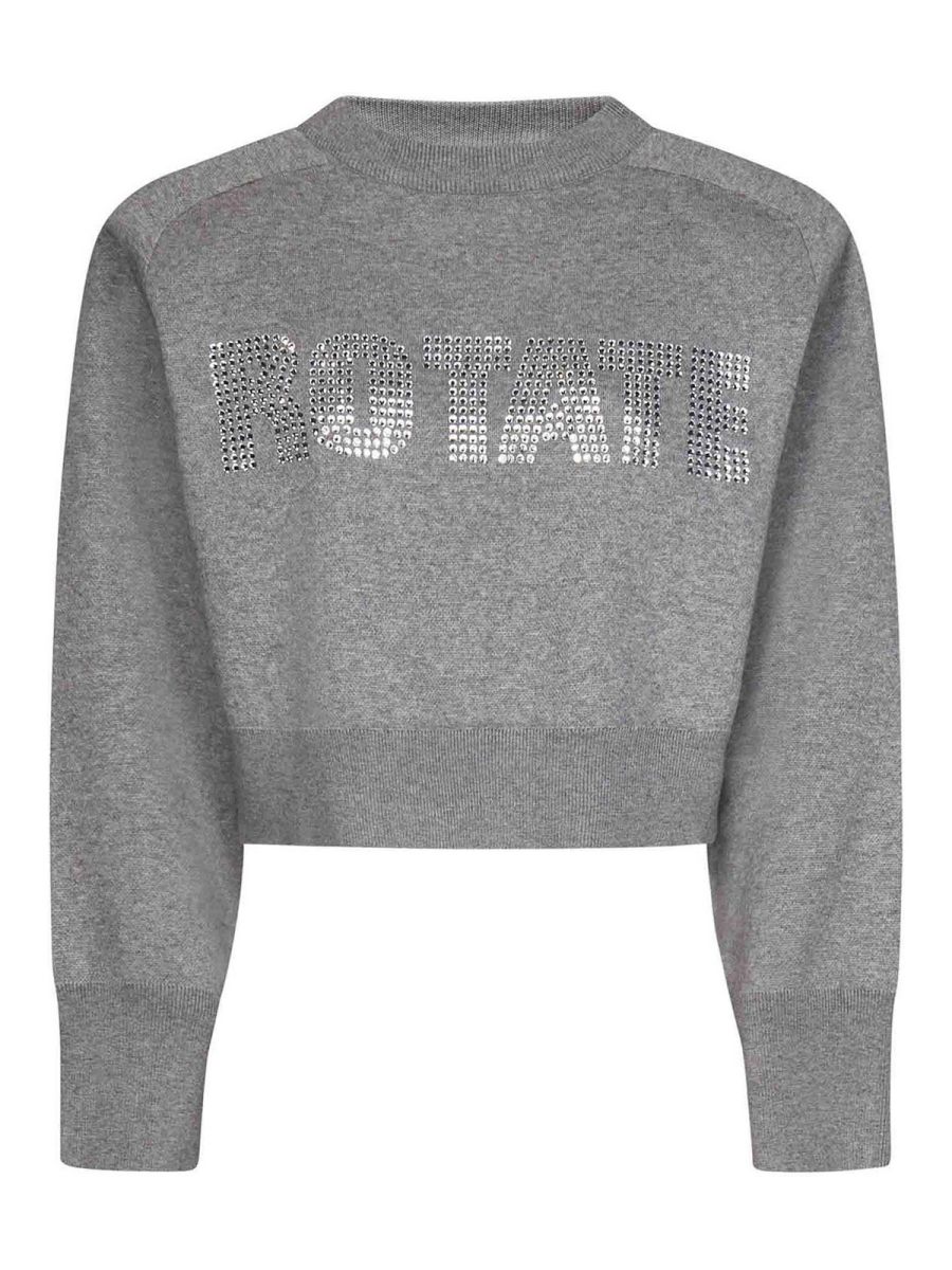 Rotate Birger Christensen Sweat-Shirts - Gris