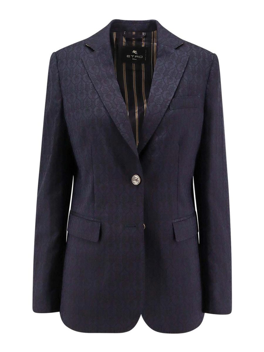 Etro Blazer - Bleu