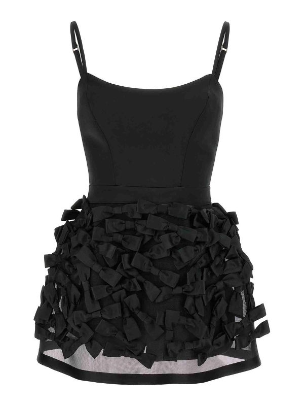 Elisabetta Franchi Robe Au Genou - Noir