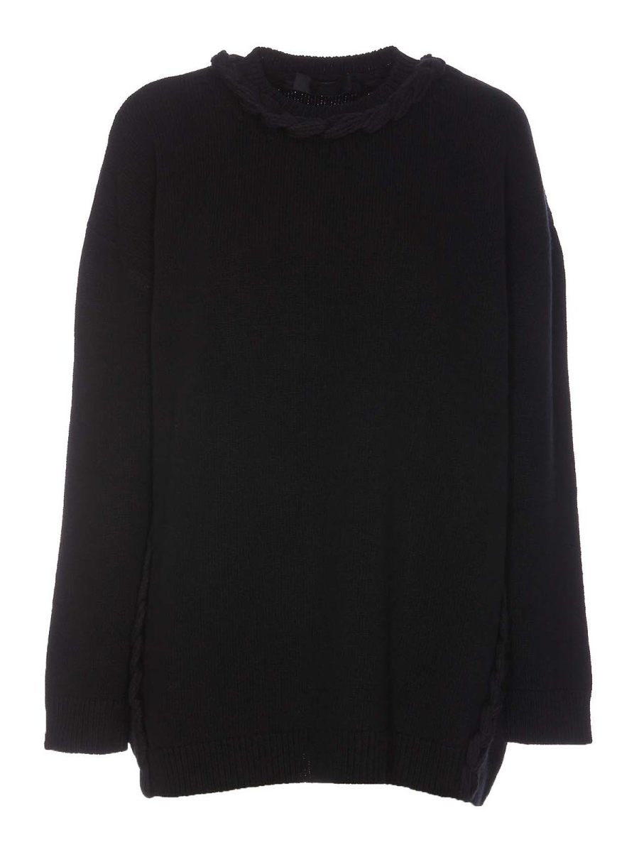Valentino Garavani Pull Col Rond - Noir