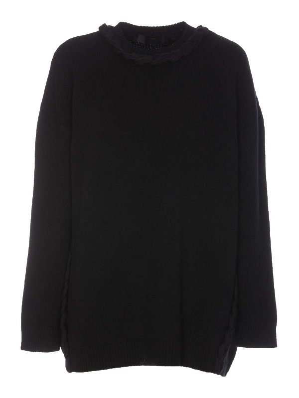 Valentino Garavani Pull Col Rond - Noir