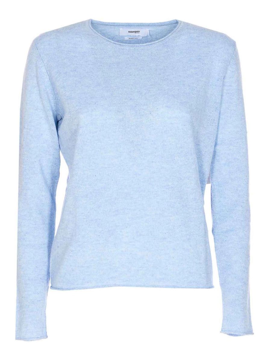 Notshy Pull Col Rond - Bleu