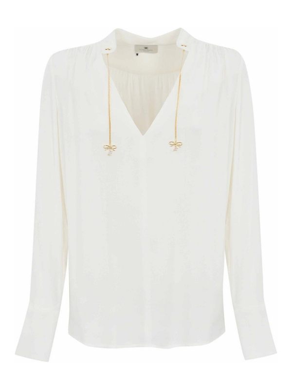 Elisabetta Franchi Chemise - Blanc