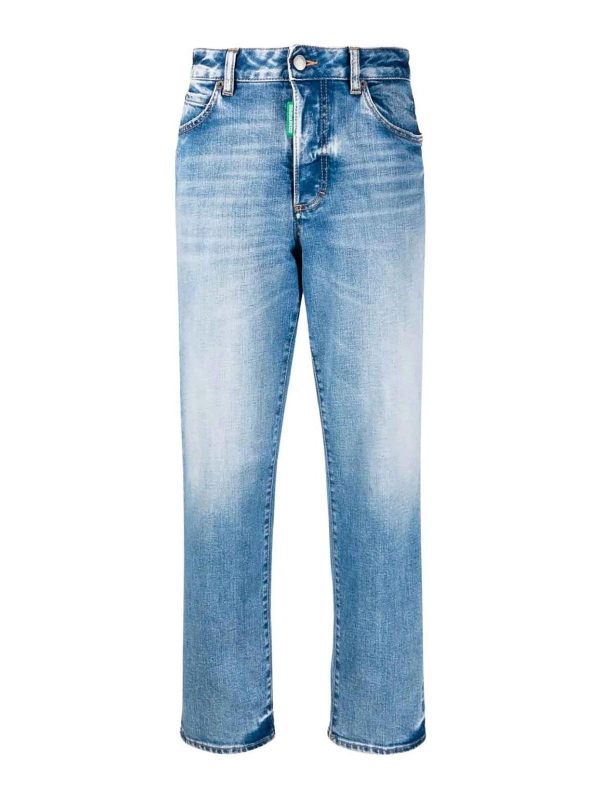 Dsquared2 Jean Droit - Bleu