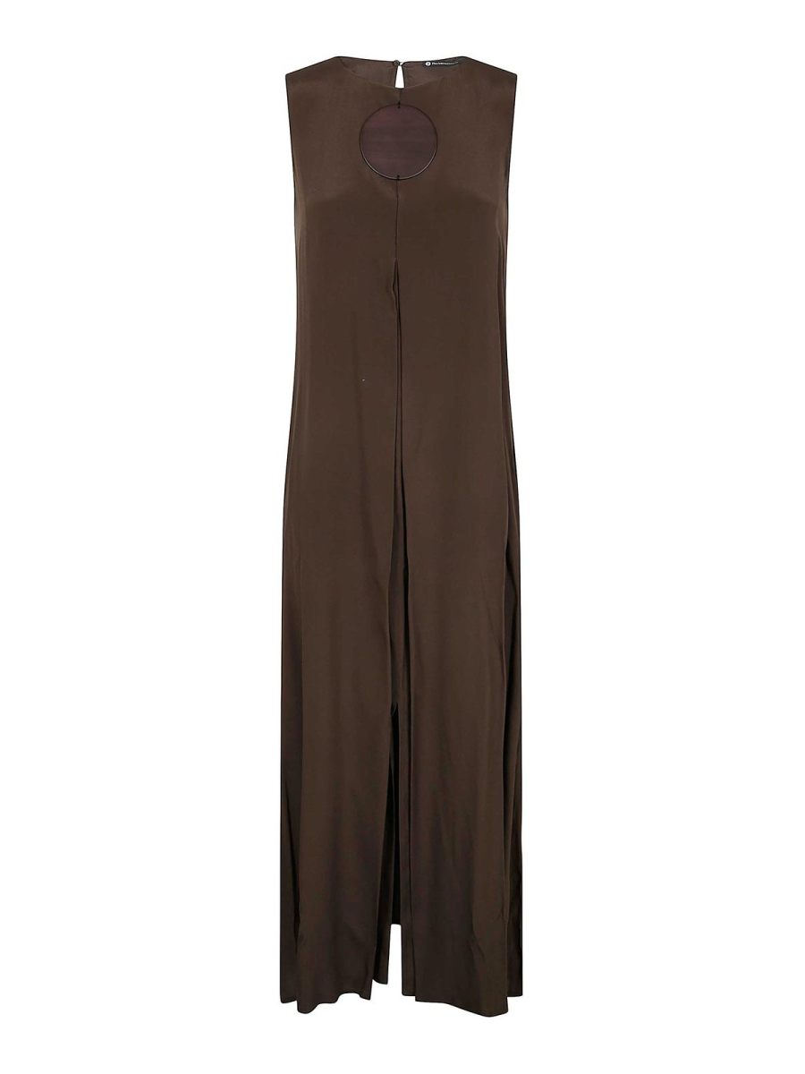 PierAntonio Gaspari Maxi Robe - Marron