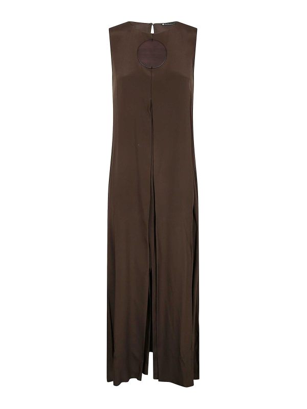 PierAntonio Gaspari Maxi Robe - Marron