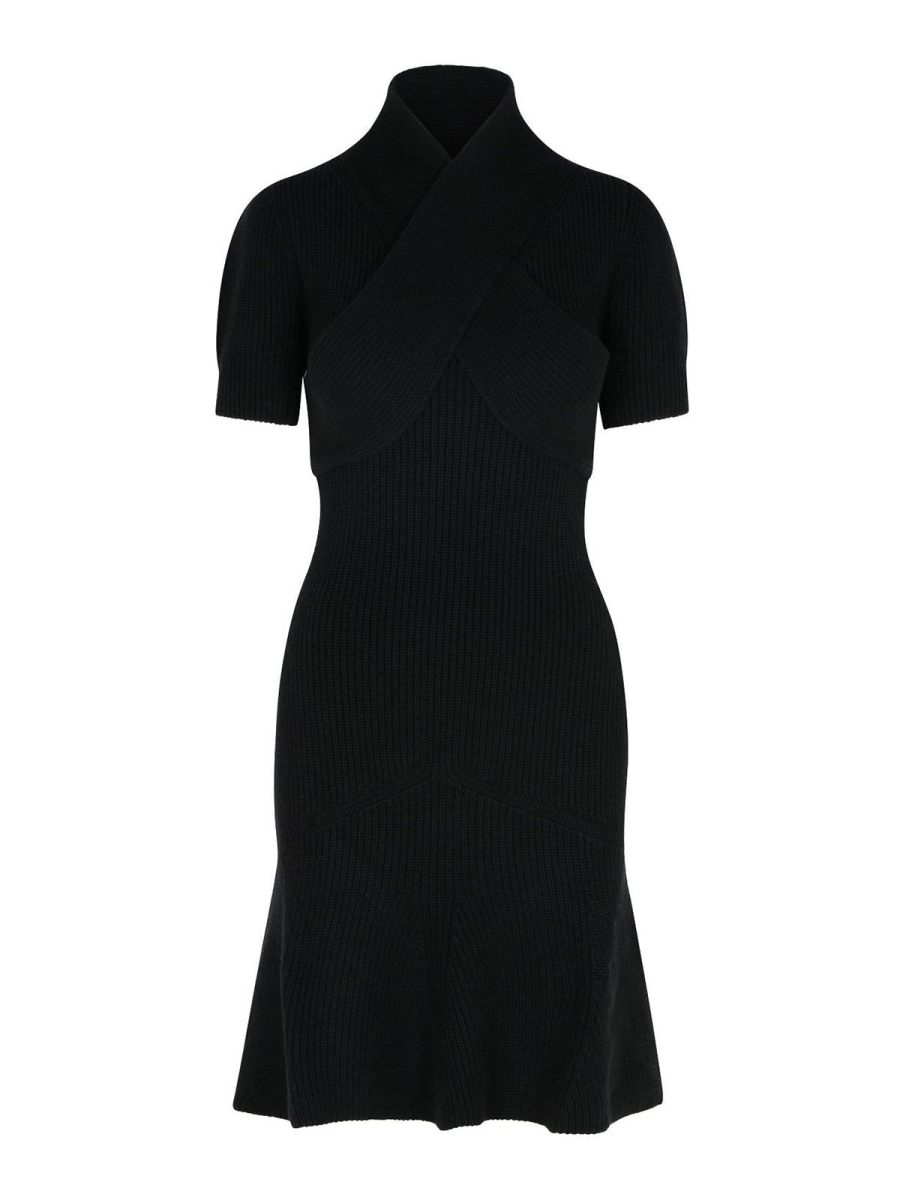 Patou Robe Au Genou - Noir