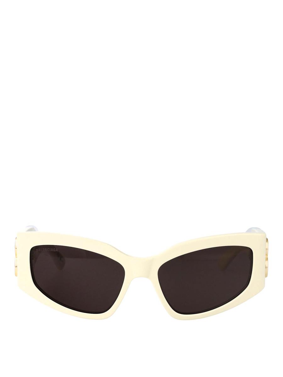 Balenciaga Lunettes De Soleil - Blanc