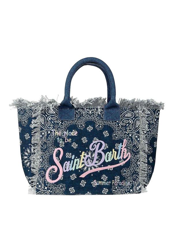 Mc2 Saint Barth Sac Porté Épaule - Bleu