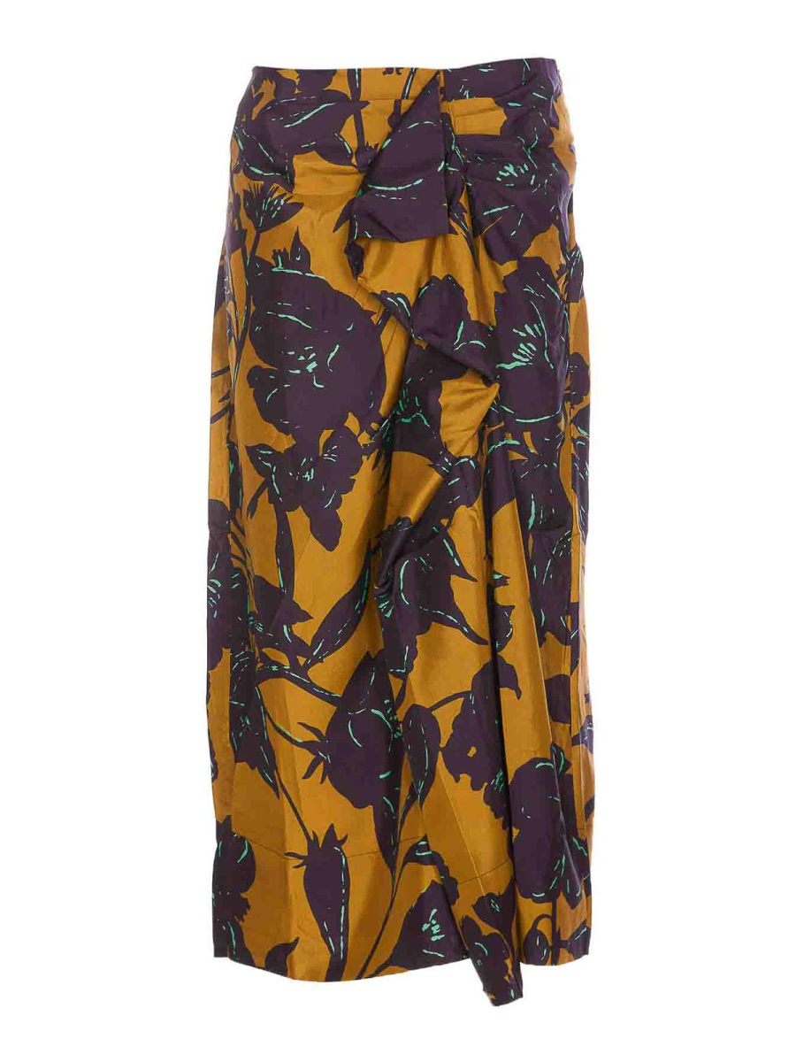 Essentiel Antwerp Jupe Midi - Marron