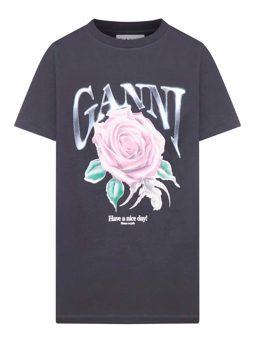 Ganni T-Shirt - Rose