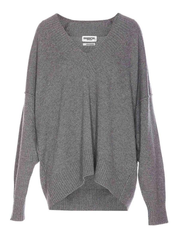 Essentiel Antwerp Pull Col Rond - Gris