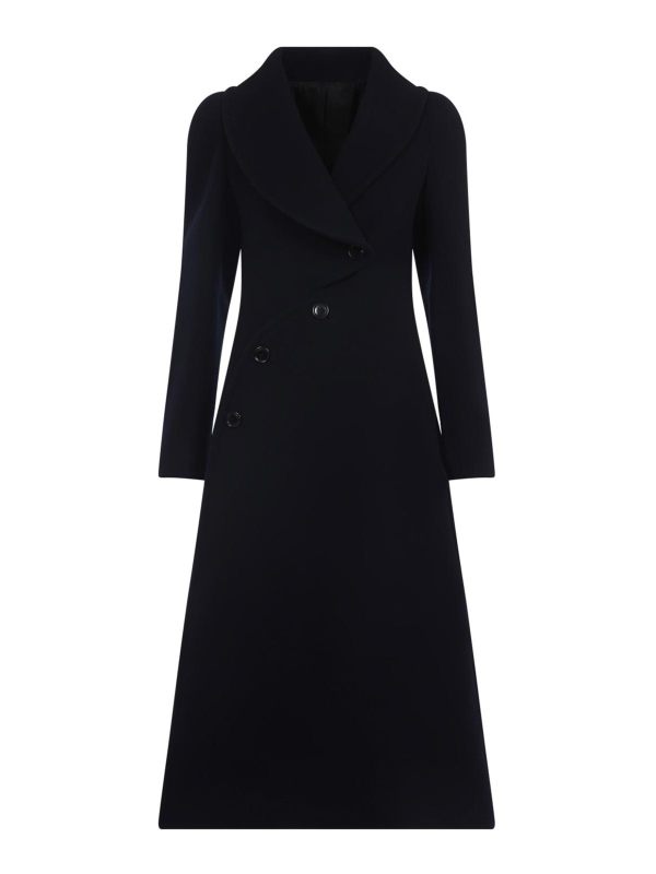 Alaïa Manteau Court - Bleu Foncé