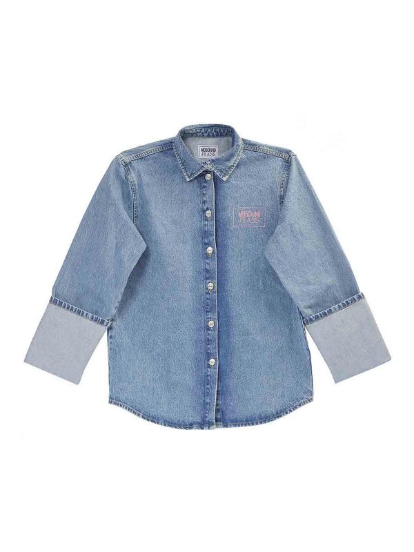 Moschino Jeans Chemise - Bleu
