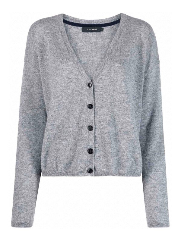 Lisa Yang Cardigan - Gris Clair