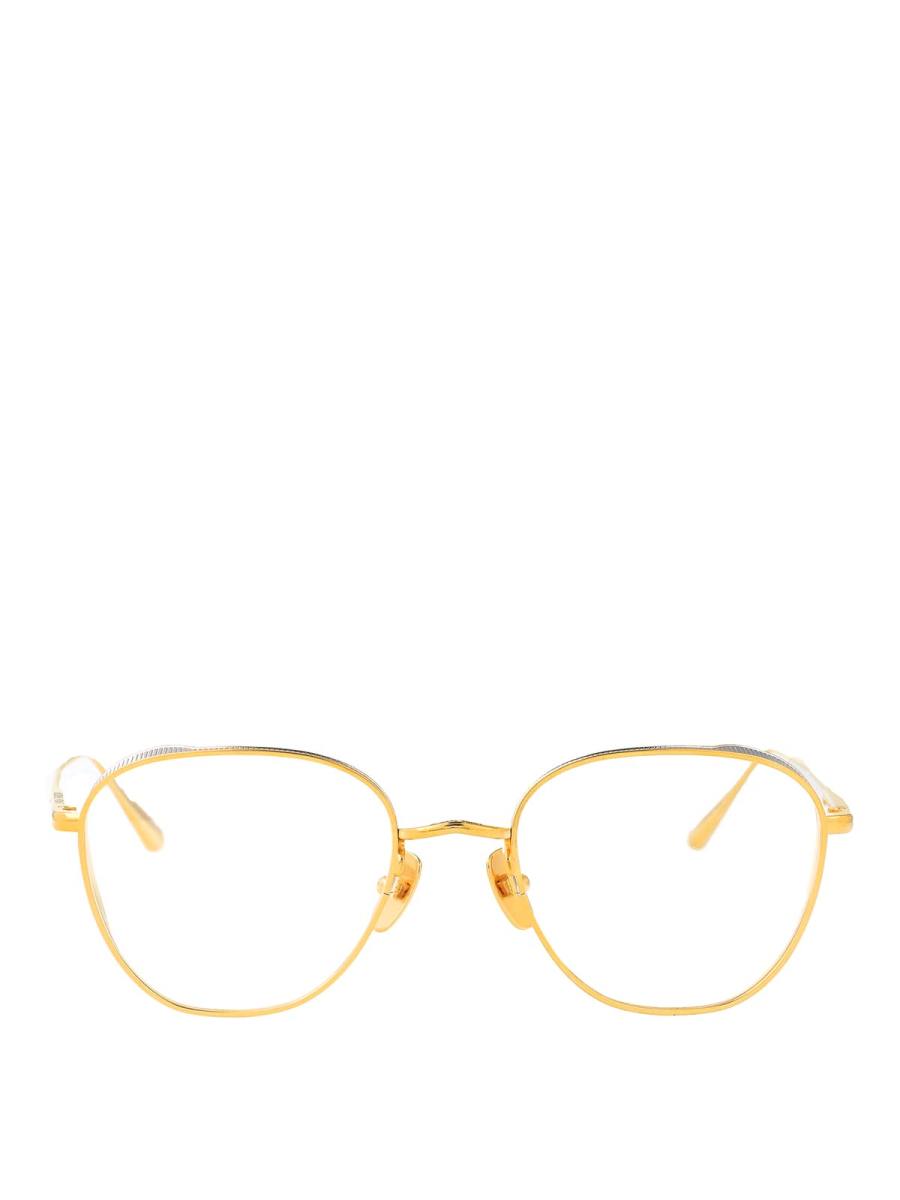 Linda Farrow Lunettes De Soleil - Or