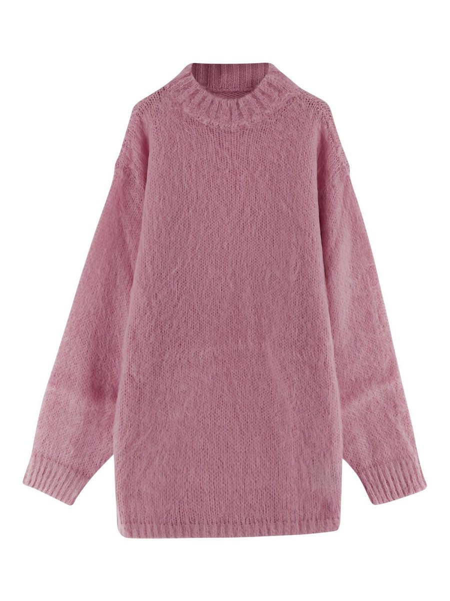 MM6 Maison Margiela Pull Col Rond - Noir