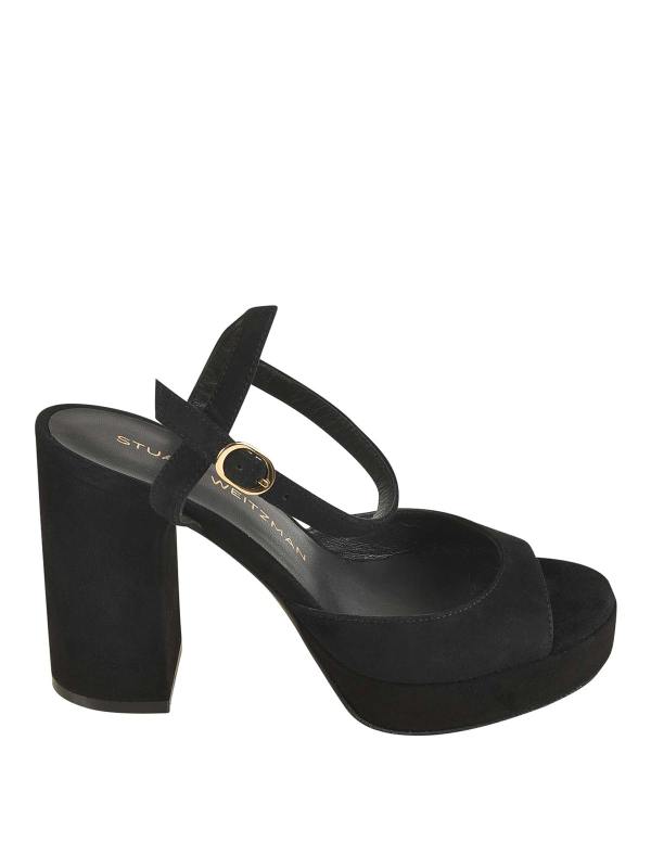 Stuart Weitzman Sandales - Noir