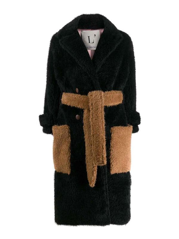 L' Autre Chose Manteau Court - Noir